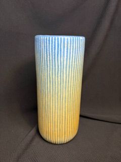 10" Striped Vase