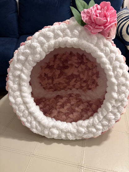 Pink Lotus Bespoke Originals Peony Palace Pet Cubby, 17 x 12