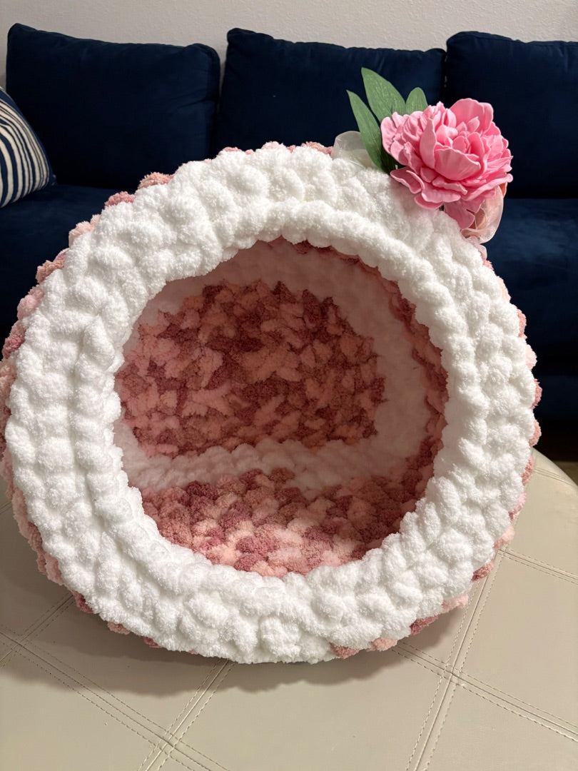Pink Lotus Bespoke Originals Peony Palace Pet Cubby, 17 x 12