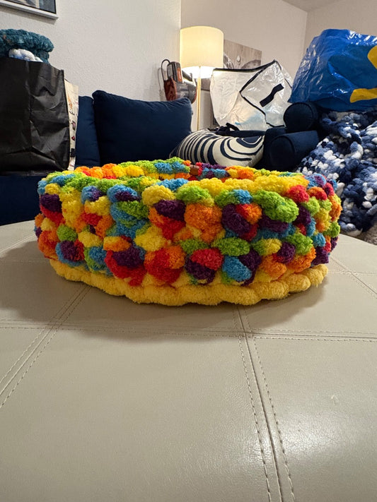Rainbow Lotus Bespoke Originals Rainbow Riot Pet Bed, 15 inch