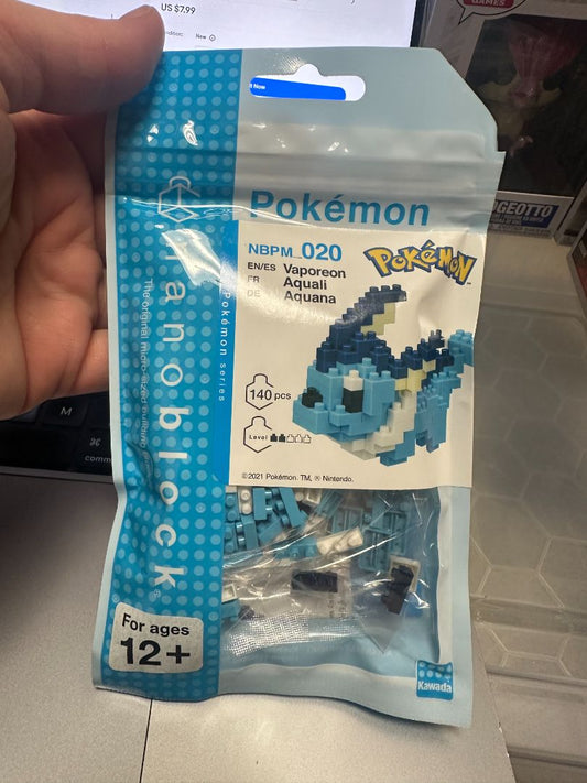 Nanoblock Nanoblock - Vaporeon - 020, 4 x 2 x 1