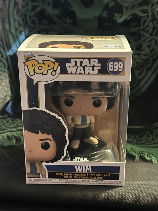 Funko POP Wim - Star Wars: Skeleton Crew 4.16-in Vinyl Bobblehead Figure, 4 x 3 x 2