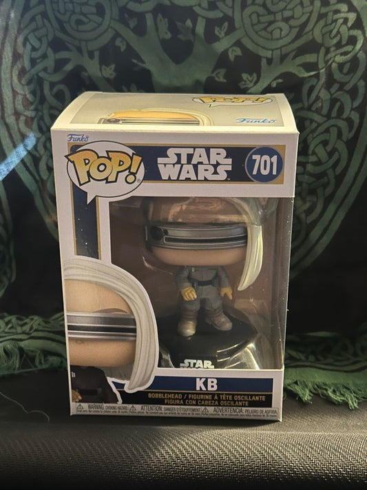 Funko POP Funko POP! Star Wars: Skeleton Crew KB 4.01-in Vinyl Bobblehead Figure, 4 x 3 x 2
