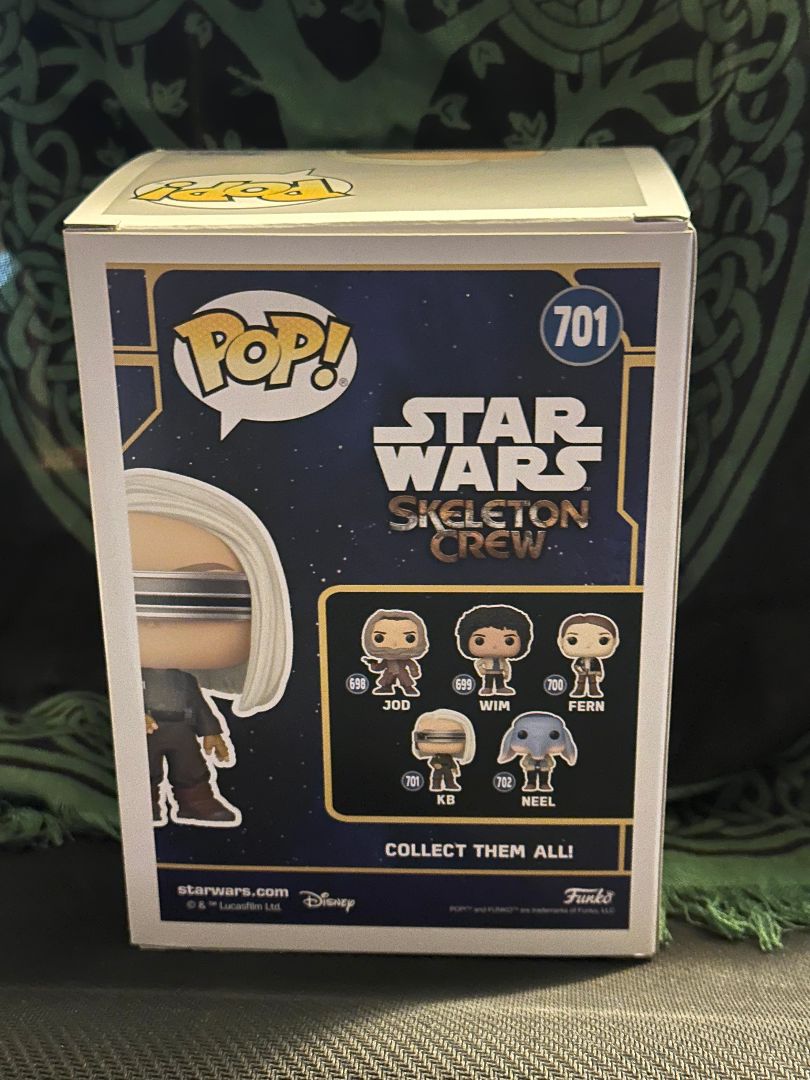 Funko POP Funko POP! Star Wars: Skeleton Crew KB 4.01-in Vinyl Bobblehead Figure, 4 x 3 x 2