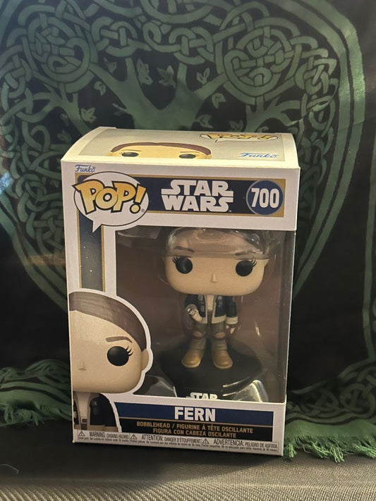 Funko POP Fern - Star Wars: Skeleton Crew - 3.74-in Vinyl Bobblehead Figure, 4 x 3 x 2