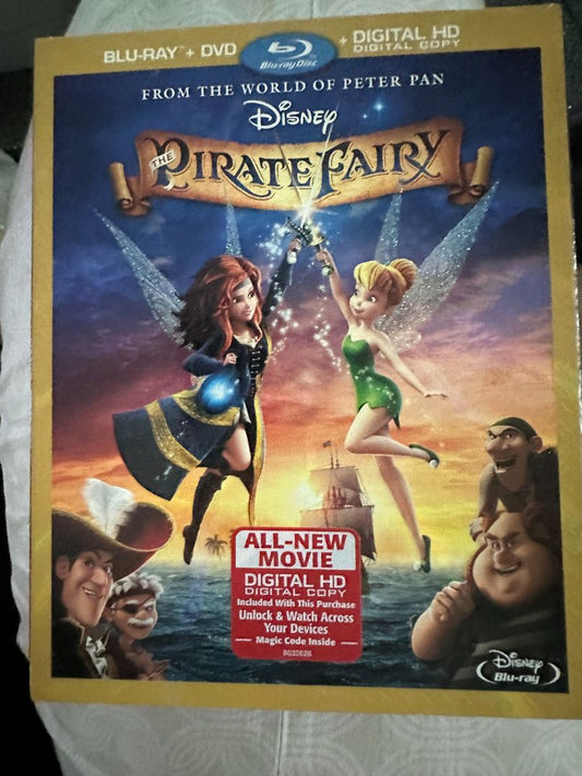 Disney Pirate Fairy - No Digital Bluray, 5 x 4 x 1