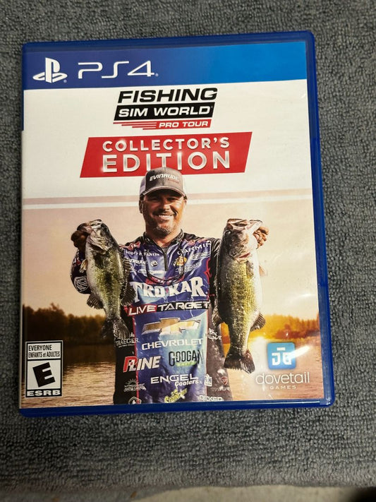 PS4 Fishing Sim World Collectors Edition Ps4 Video Game, 5 x 4 x 1