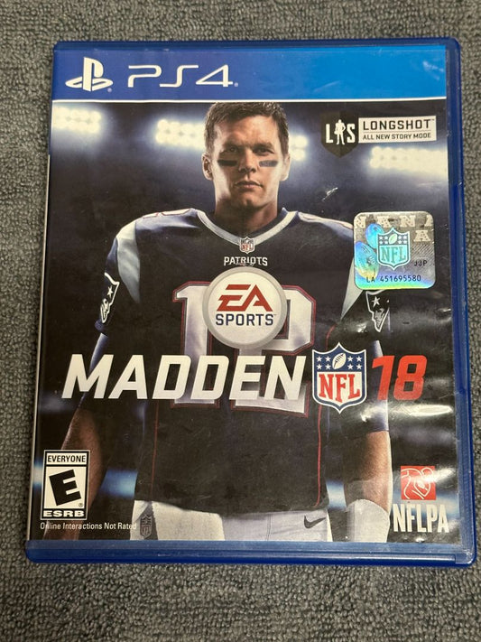 PS4 Madden 18 Video Game, 5 x 4 x 1