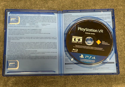 PS4 Playstation 4 VR Demo Disc Video Games - Spanish Version, 5 x 4 x 1