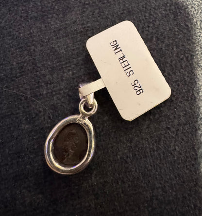 Mexican Fire Agate 925 Pendant