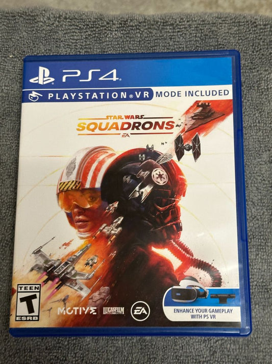 PS4 Star Wars Squadrons VR PS4 Video Game, 5 x 4 x 1