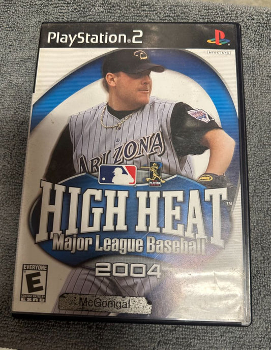 PS2 High Heat MLB 2004 PS2 Video Game