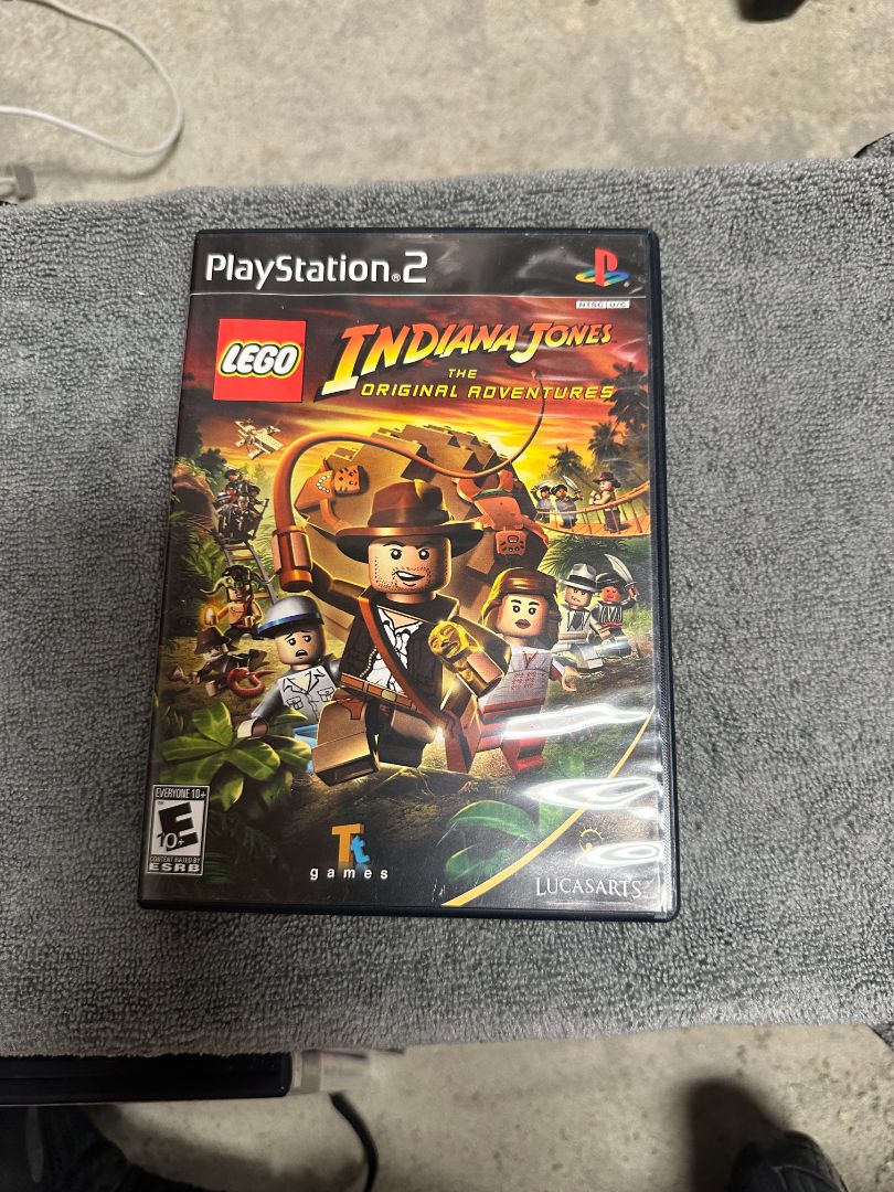 PS2 Indiana Jones PS2 Game, 6 x 4 x 1