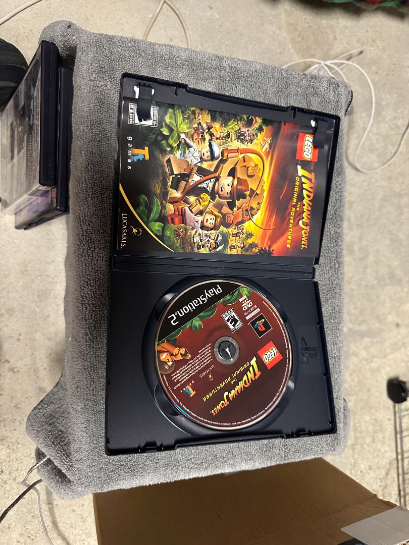 PS2 Indiana Jones PS2 Game, 6 x 4 x 1