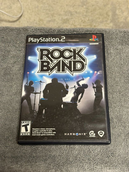 PS2 Rockband PS2 Video Game, 6 x 4 x 1