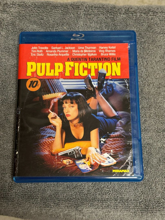 Pulp Fiction Bluray - No Digital, 5 x 4 x 1