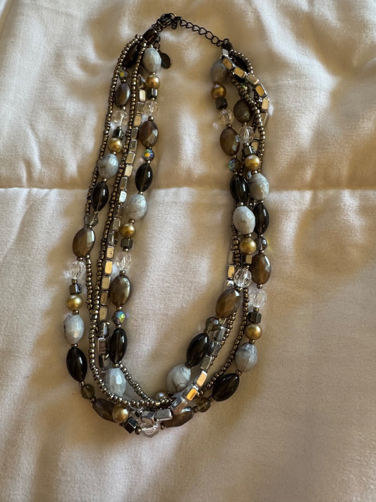 Cookie Lee multistrand necklace