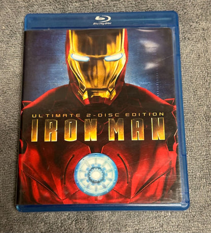 Marvel Iron Man 2 disc Bluray, 5 x 4 x 1