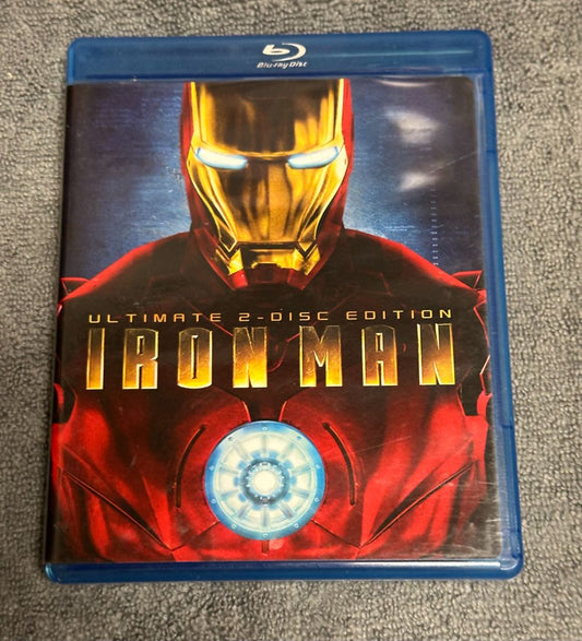 Marvel Iron Man 2 disc Bluray, 5 x 4 x 1