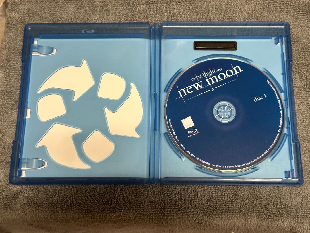 Bluray Twilight Saga New Moon Bluray, 5 x 4 x 1