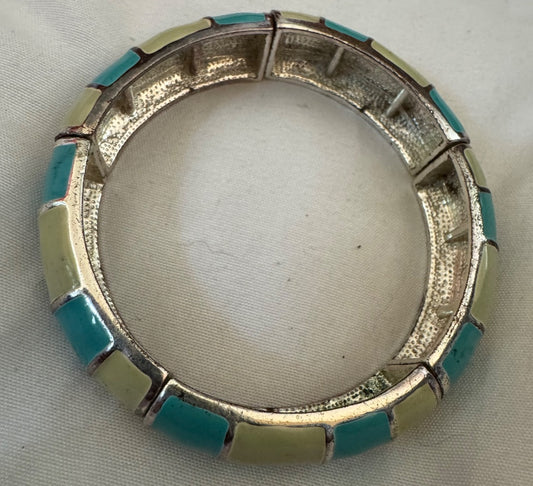 Seafoam/Turq color metal bracelet