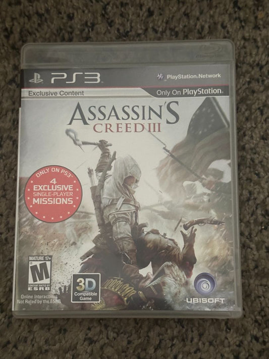 PS3 Assassin's Creed 3 - PS3, 6 x 4 x 1