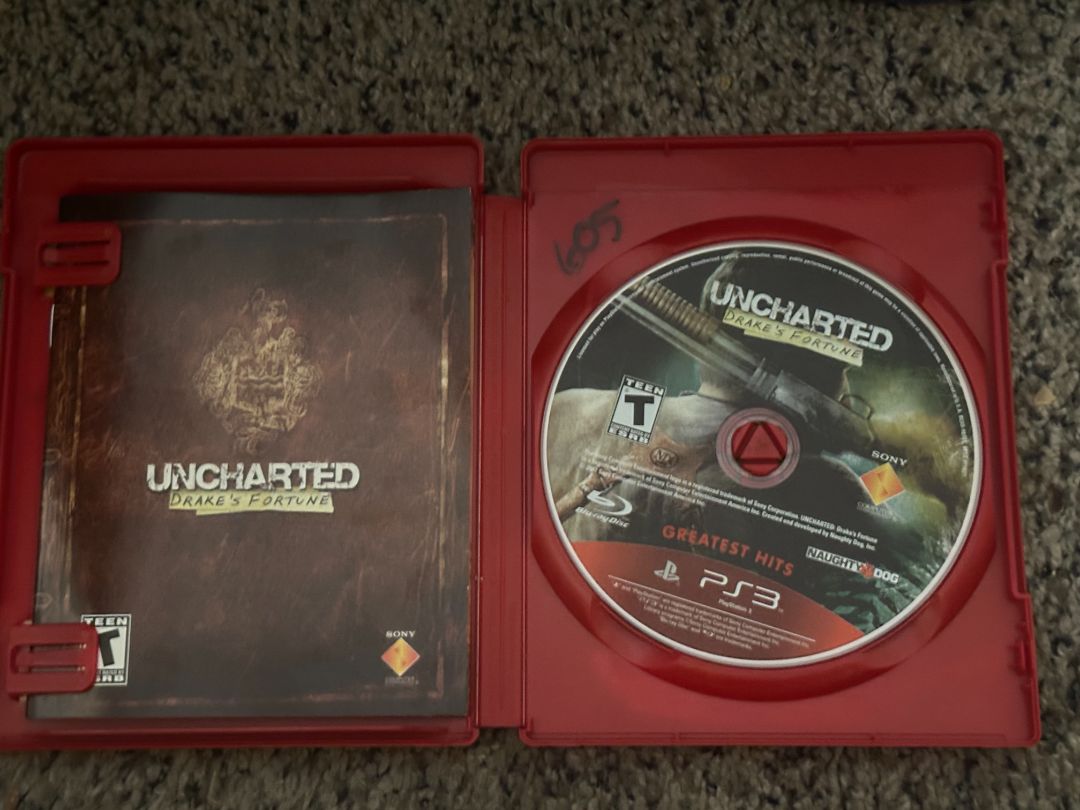 PS3 Uncharted - PS3 - Video Game, 6 x 4 x 1