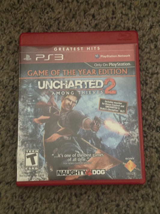 PS3 Uncharted 2 - PS3 - Video Game, 6 x 4 x 1