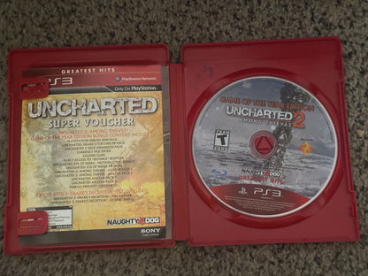 PS3 Uncharted 2 - PS3 - Video Game, 6 x 4 x 1