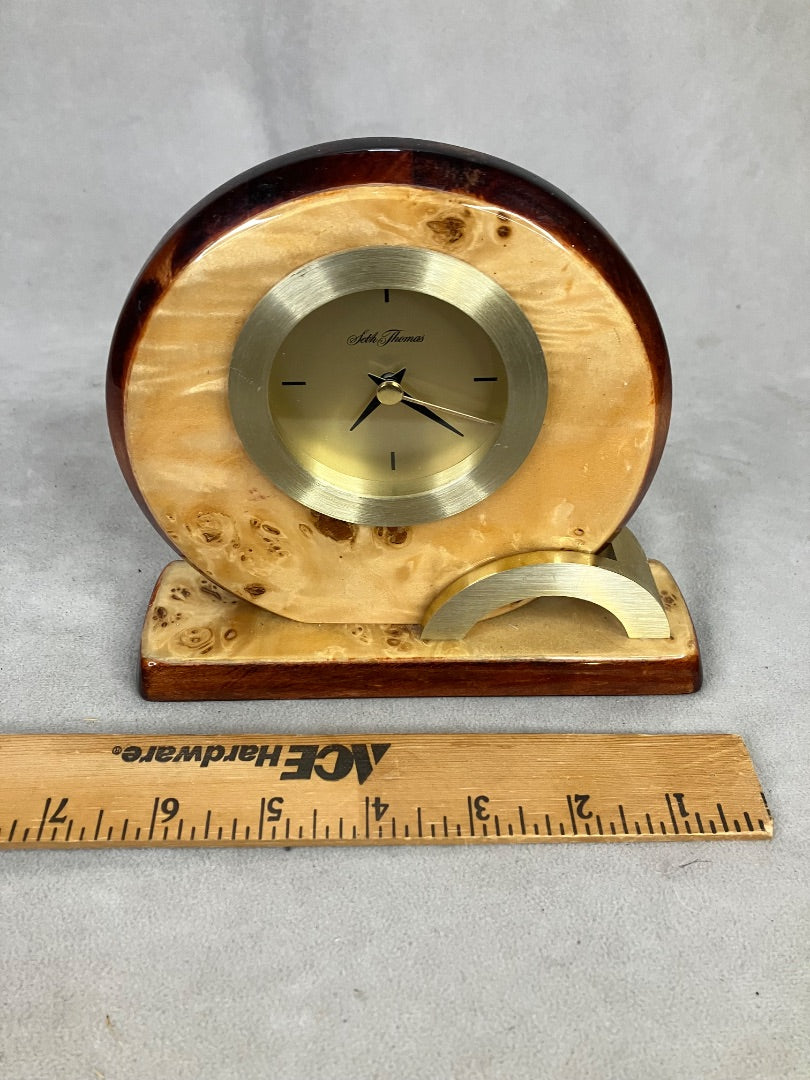 Red/Brown/Creme Seth Brown Clock, 6