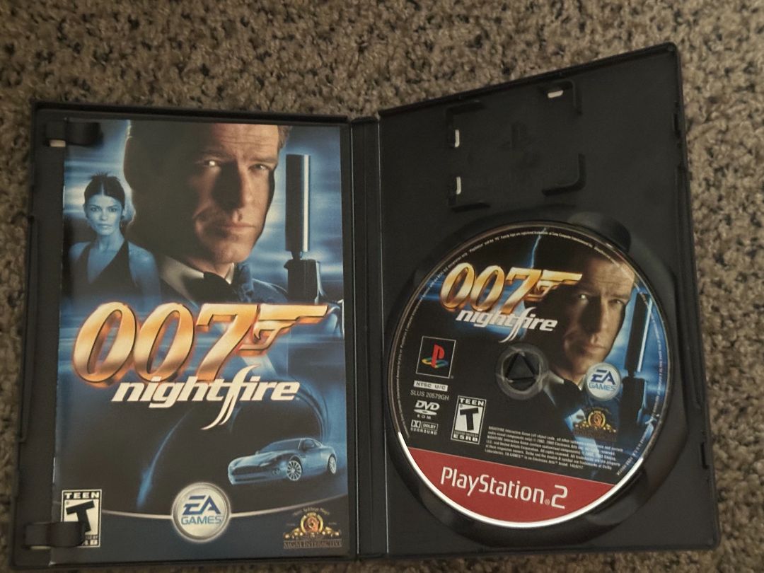 ps2 007 Nightfire PS2 video game, 6 x 4 x 1