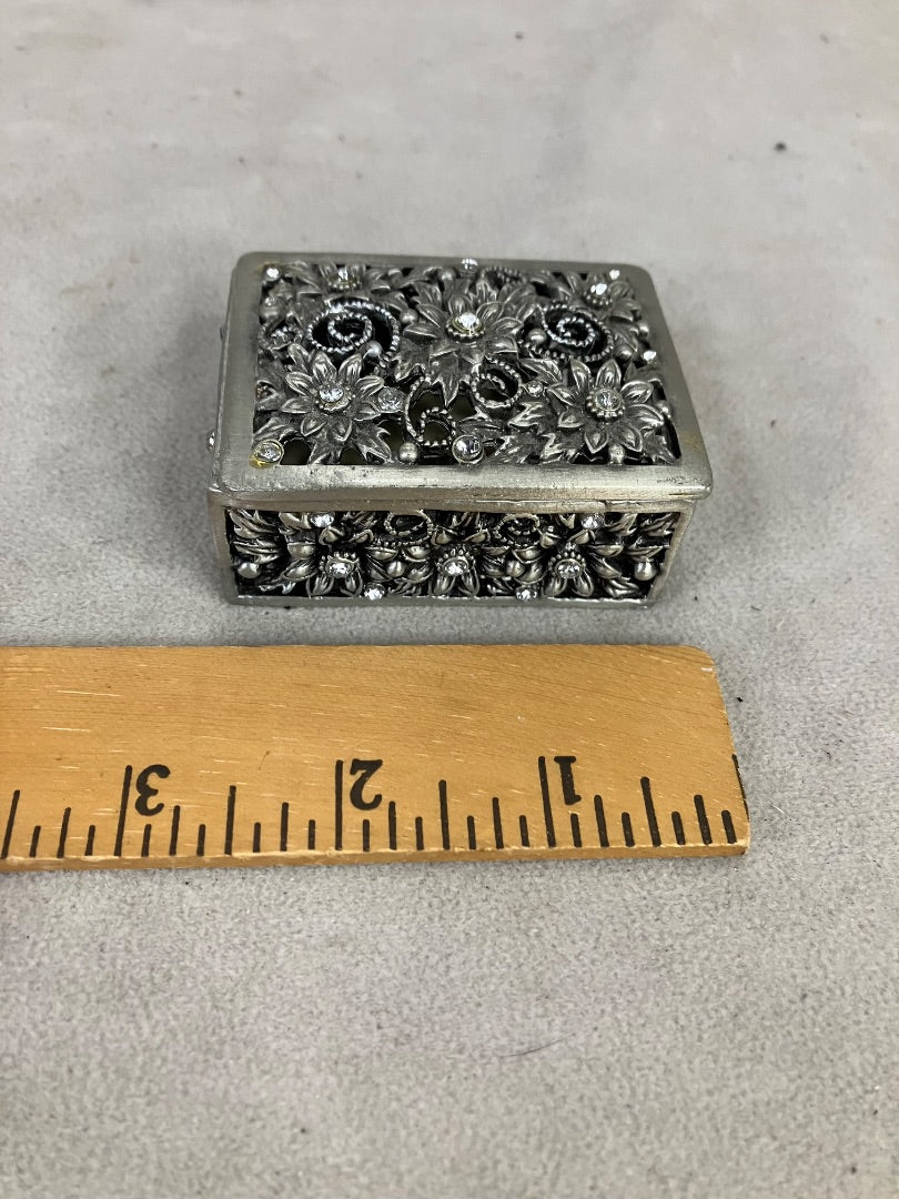 Small Pewter Jewelry Box
