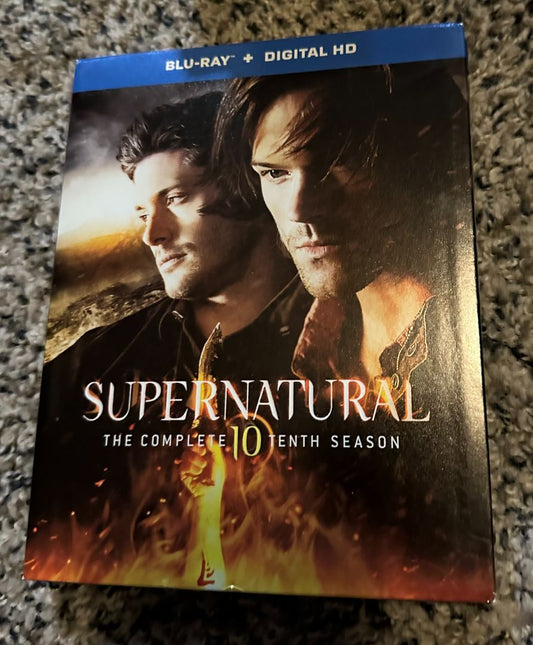 Supernatural Season 10 Bluray, 6 x 4 x 2