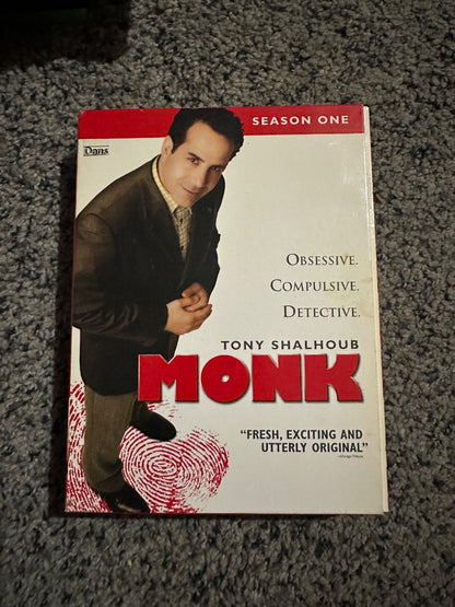 Monk Seasons 1-5, 12 x 10 x 5