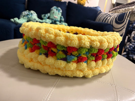 Rainbow pet bed