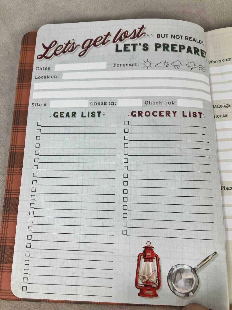 Adventure daily documentstion Schedule Book