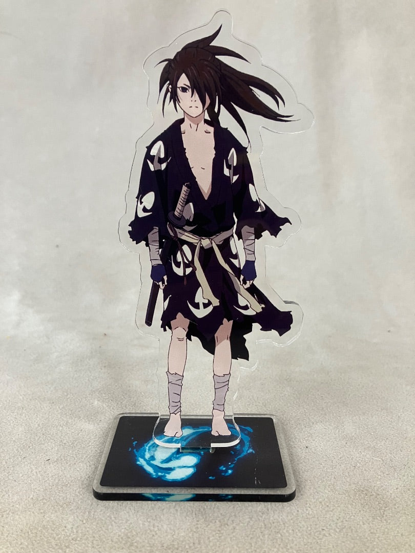 Anime flat board gane like character on stand