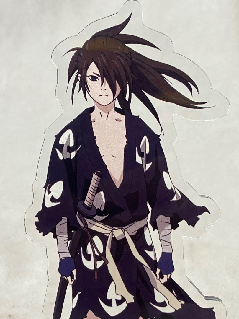 Anime flat board gane like character on stand