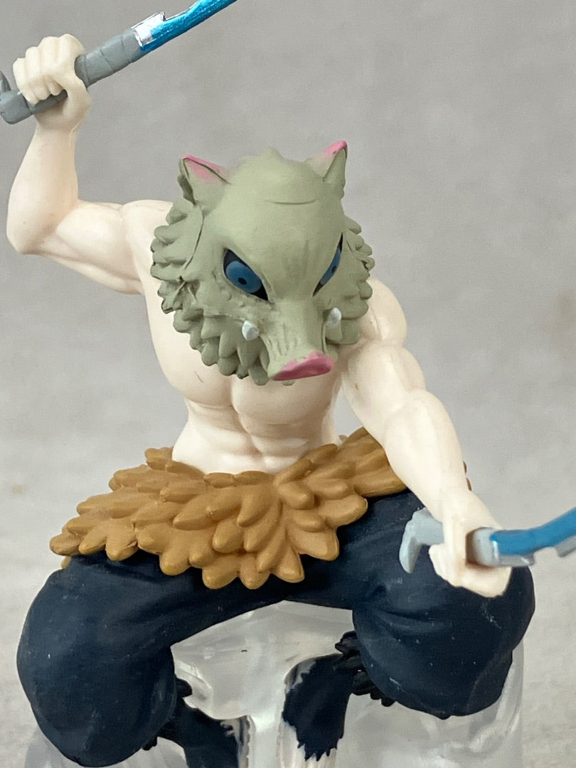 Anime character with Pig head and swords plus stand