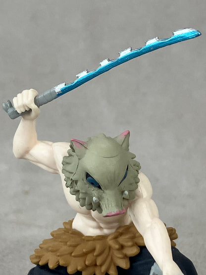 Anime character with Pig head and swords plus stand