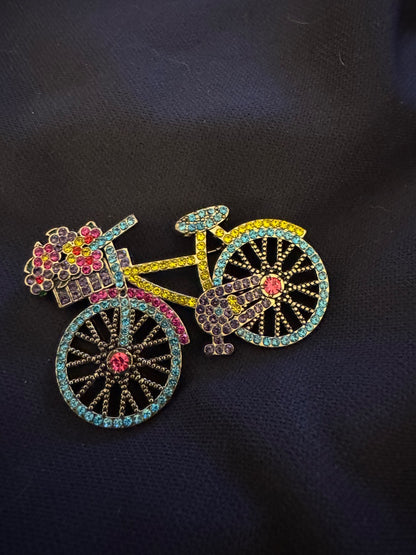 Bicycle brooch