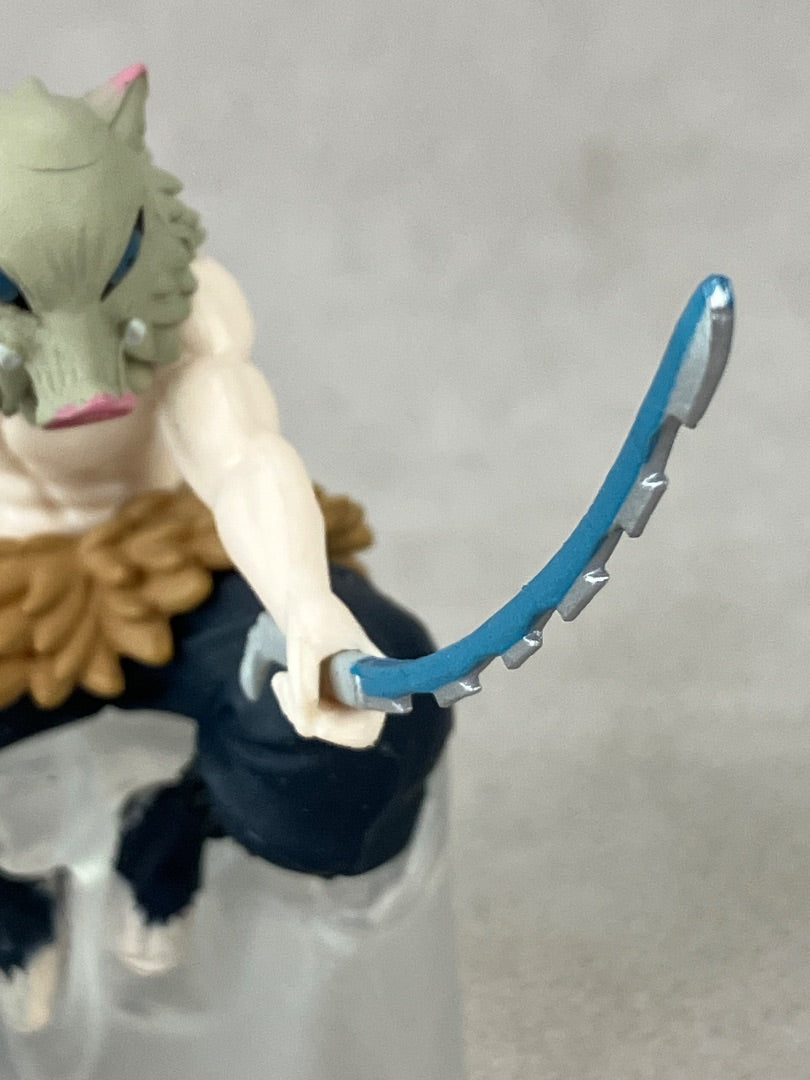 Anime character with Pig head and swords plus stand