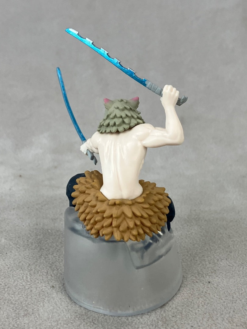 Anime character with Pig head and swords plus stand