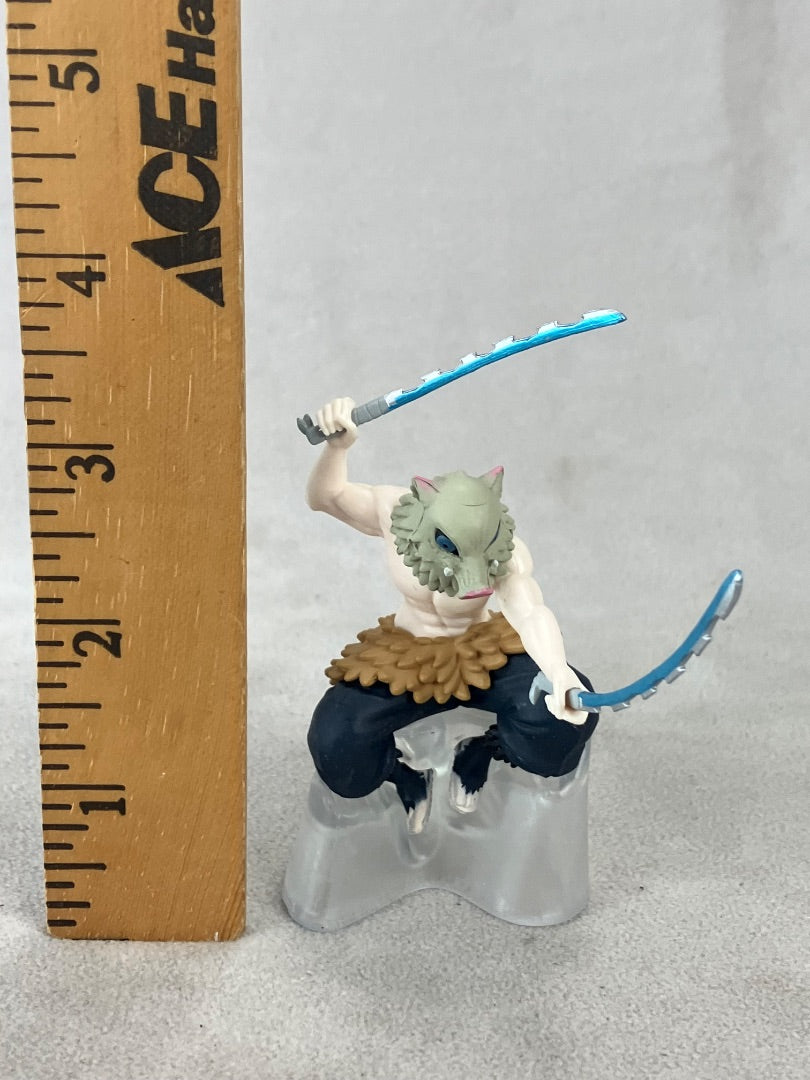 Anime character with Pig head and swords plus stand