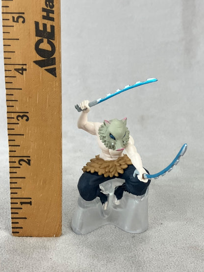 Anime character with Pig head and swords plus stand