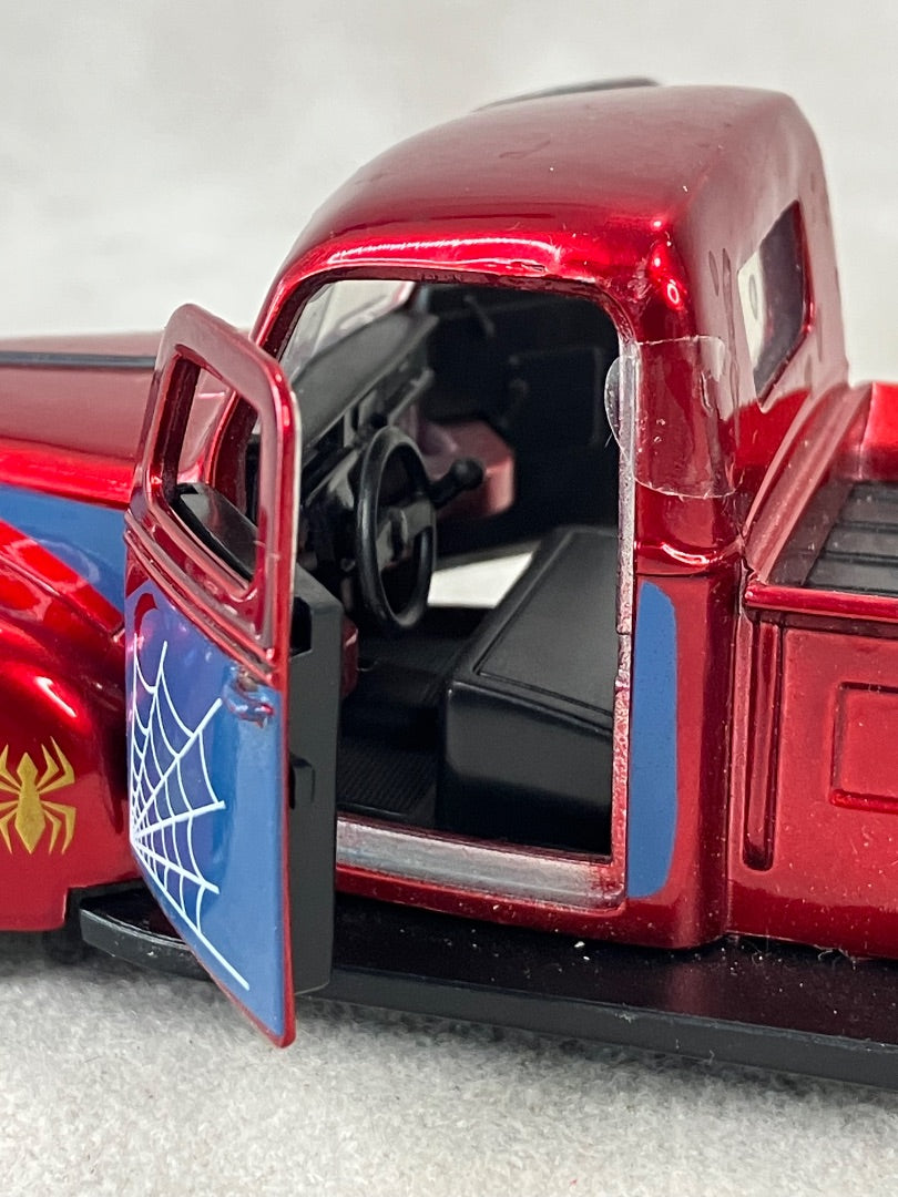 Marvel Spider Man Vintage Chevy Truck 1/64 Scale