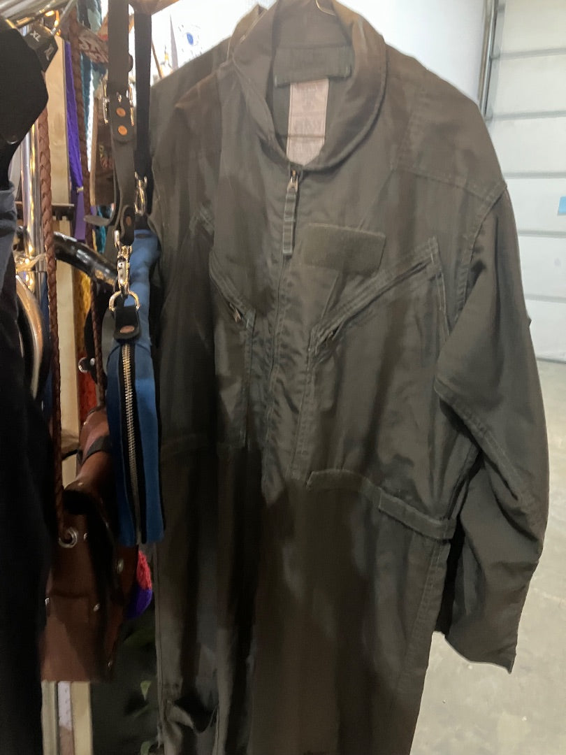 Vintage Navy Uniform 38 Regular tear  where 2 legs meet between legs.