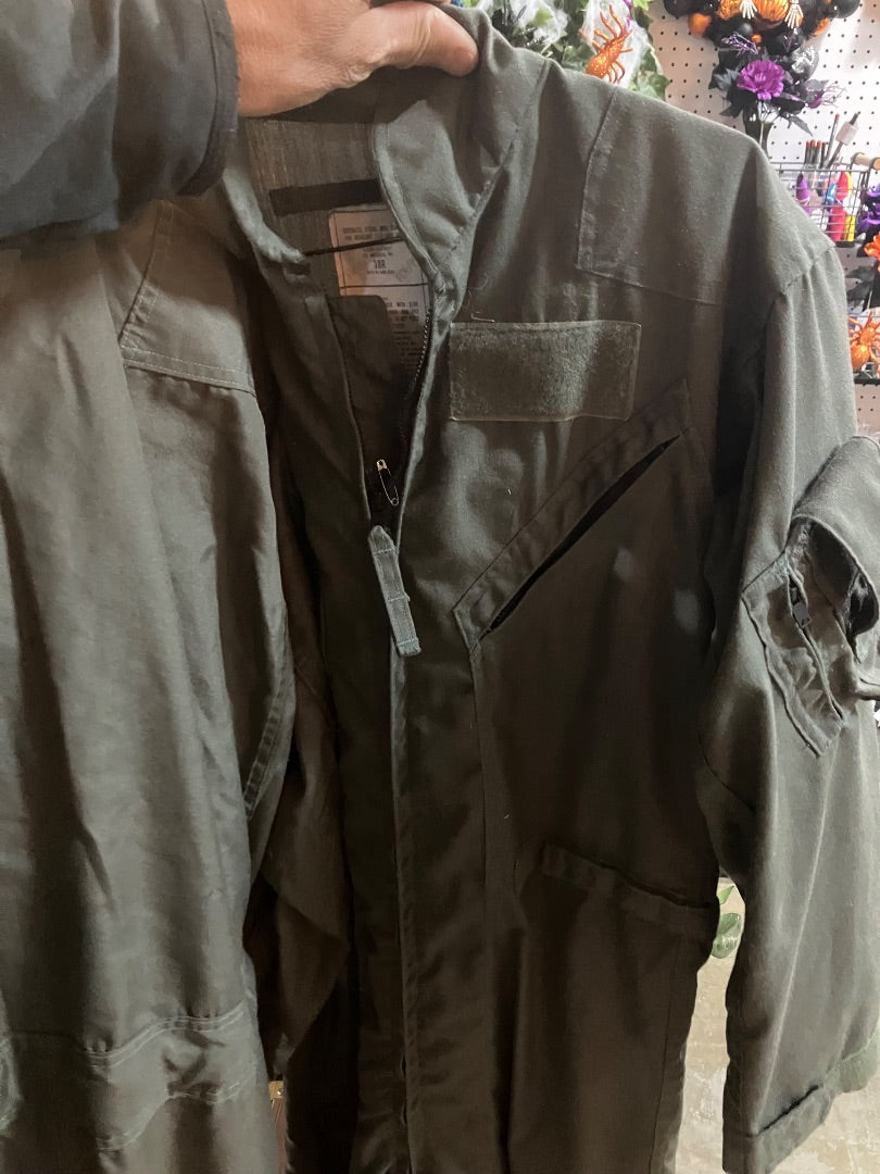 Vintage Navy Uniform 38 Regular tear  where 2 legs meet between legs.