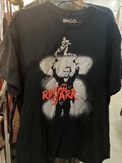 Black and White Ringo Star Vintage Clothing, XL