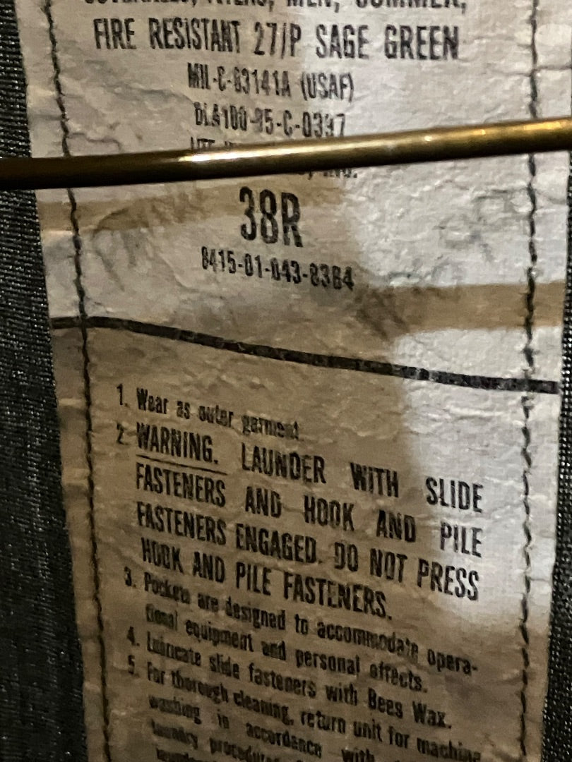 Vintage Navy Uniform 38 Regular tear  where 2 legs meet between legs.